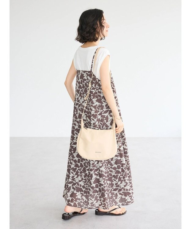 CRAFT STANDARD BOUTIQUE インド綿総柄キャミワンピース Brown