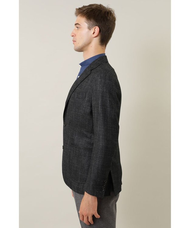 DAKS ウールシルクジャケット グレー