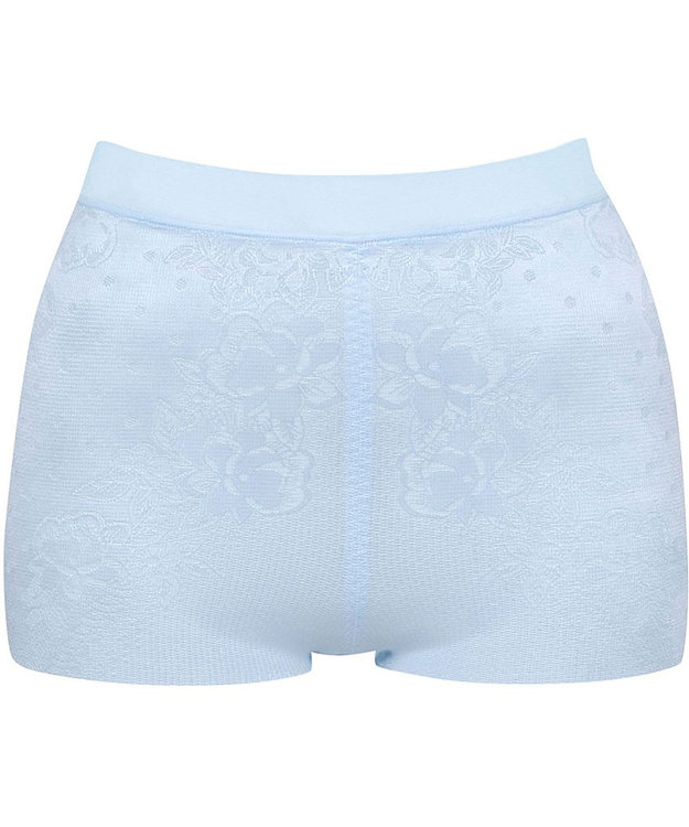 Wing ガードル 夏の汗ムレから解放 おなか押さえ ヒップアップ ウエストくいこみにくい 【ときはなつパンツ】 ショート丈 KQ2514 ウイング／ワコール サックス