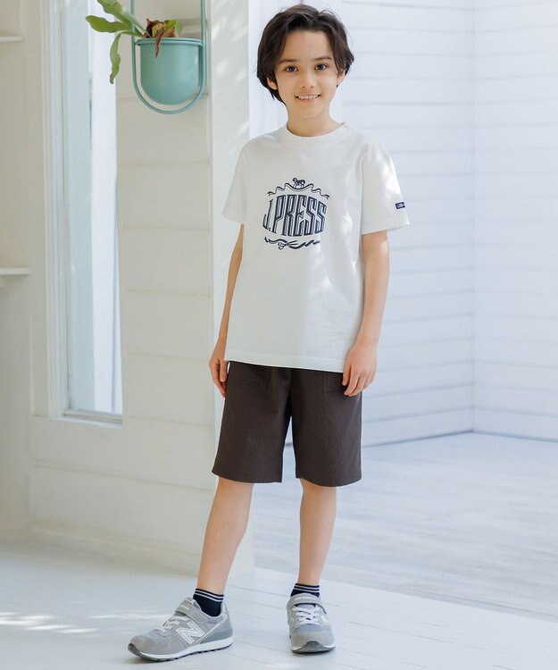 J.PRESS KIDS 【100-130cm】 サッカーハーフパンツ ブラウン