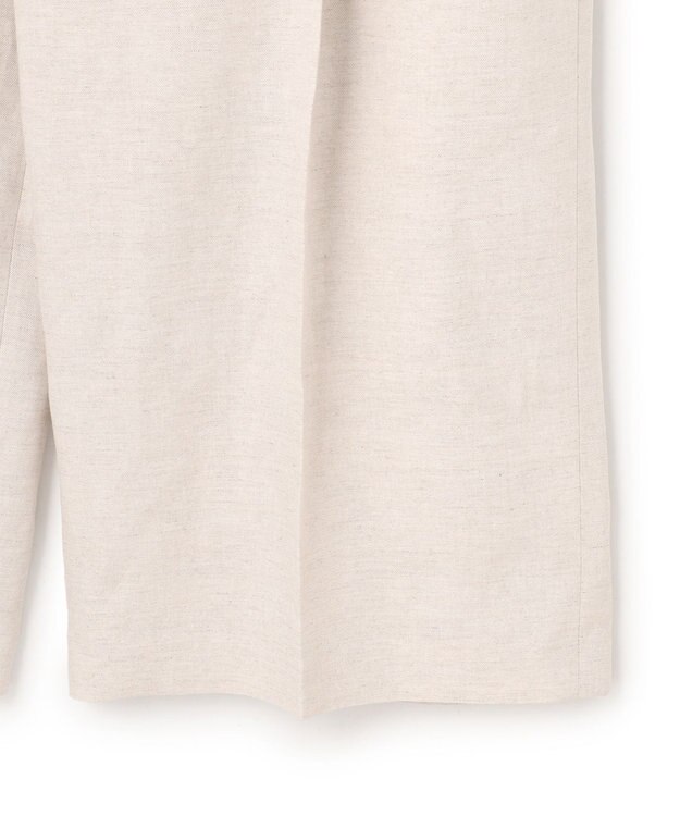 uncrave リヨセルライトリネン ワイドトラウザー フラックス