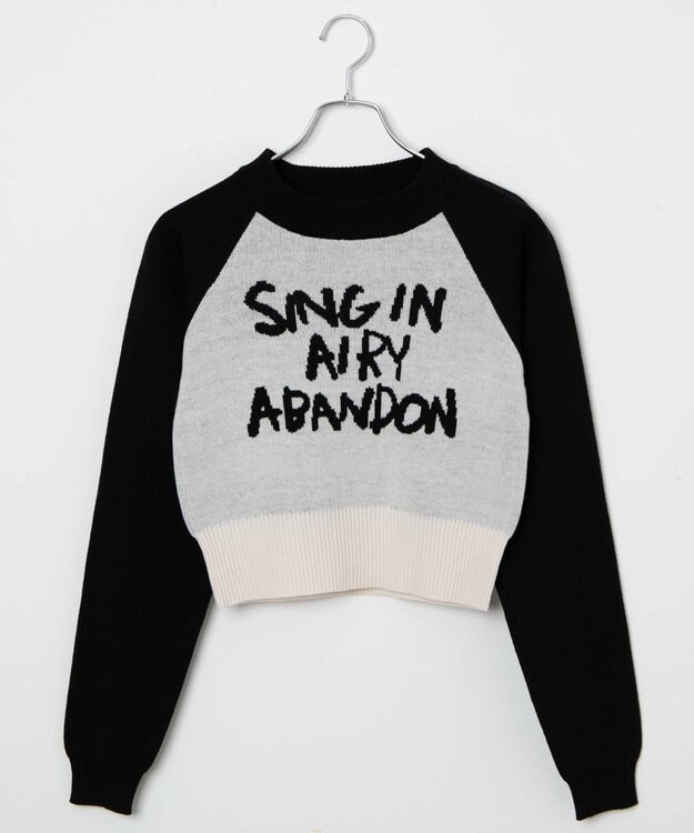 WEGO ジャガードショートニットプルオーバー 柄1