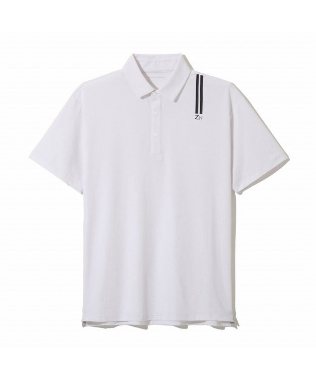 ZERO HALLIBURTON 【吸水速乾・UVケア】 ダブルリブ着心地ポロシャツZHG-M5S7c 82954 ホワイト