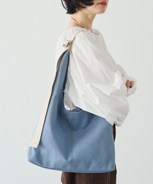russet ≪A4サイズ収納可能≫デニムホーボーバッグ(CE-1765) Denim