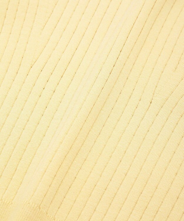 YECCA VECCA 金釦ペプラムニット Yellow