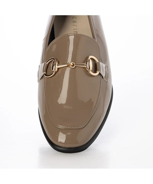 MODE ET JACOMO <carino>ビットローファー ベージュエナメル