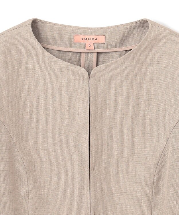 TOCCA 【消臭・洗える】SUMMER LUCE ジャケット ベージュ系