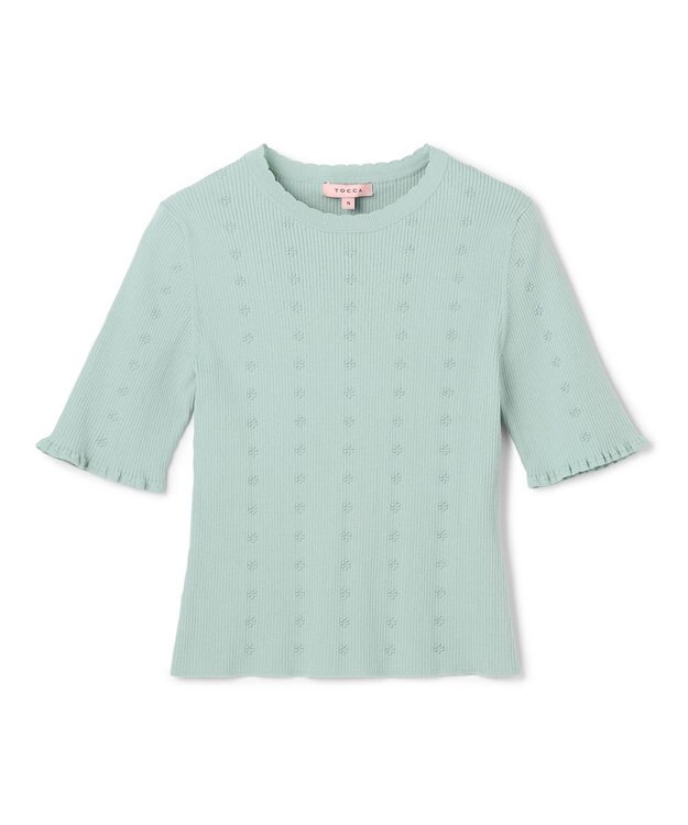 TOCCA 【星風まどかコラボ】STELLA BREEZE KNIT プルオーバー ミント系