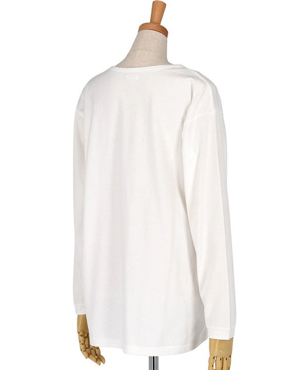 tsumori chisato SLEEP ツモリチサト トップス 長袖 ラウンドネック ルームウェア 綿100%(本体) tsumori chisato SLEEP UTX560 /ワコール アイボリー