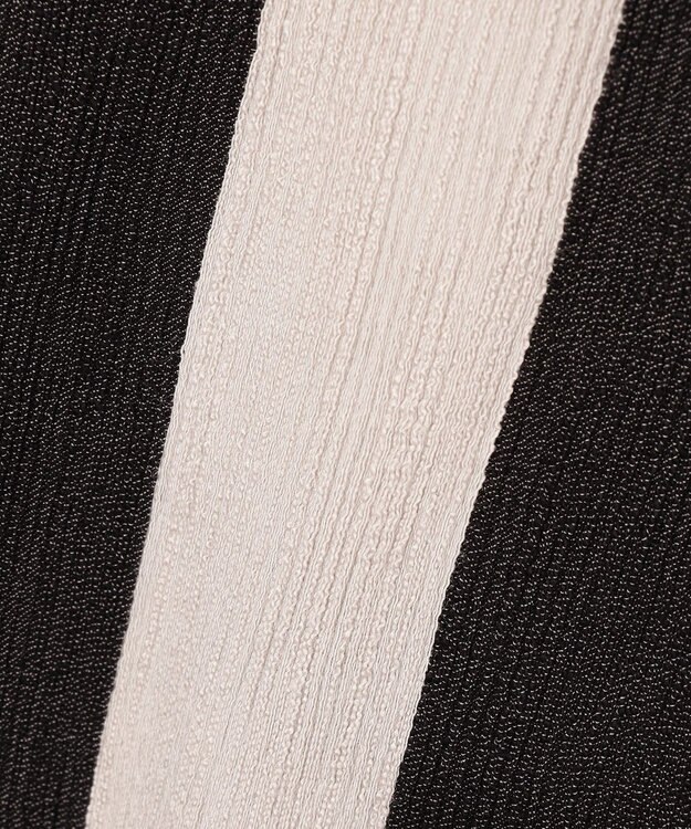 JOSEPH ジョゼフストライプ　トラウザーズ Oyster White/ Black