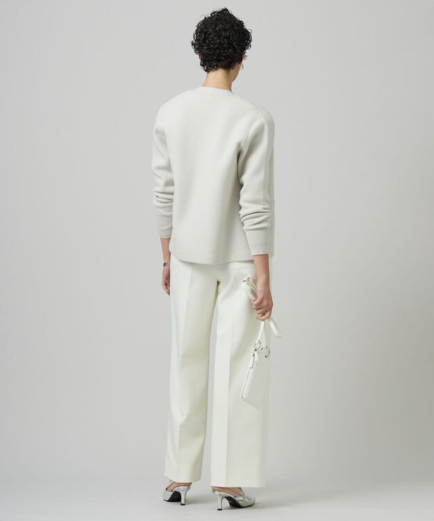 ICB 【洗える】ソフトカシミヤミックス Vネックニットカーディガン トープ系