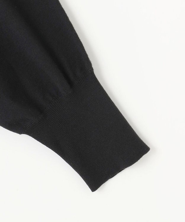 #Newans 【洗える】ペプラムデザインワイドシルエットプルオーバー ブラック