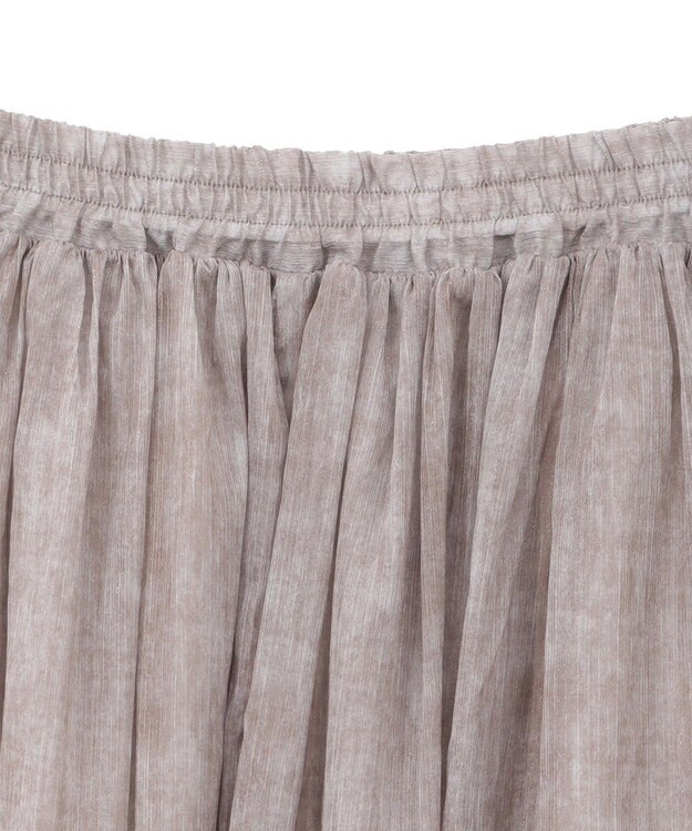 Green Parks SET2点マーブル柄＋チュールスカート Ivory