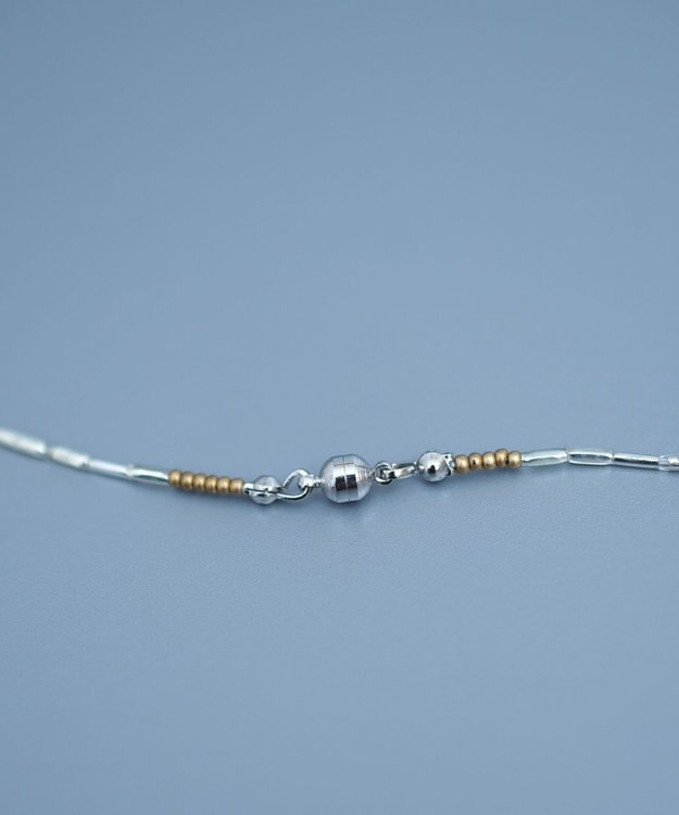 monshiro シルバーグラスネックレス(ススキネックレス) ホワイト