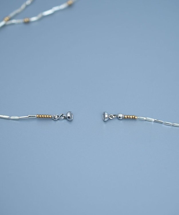 monshiro シルバーグラスネックレス(ススキネックレス) ホワイト