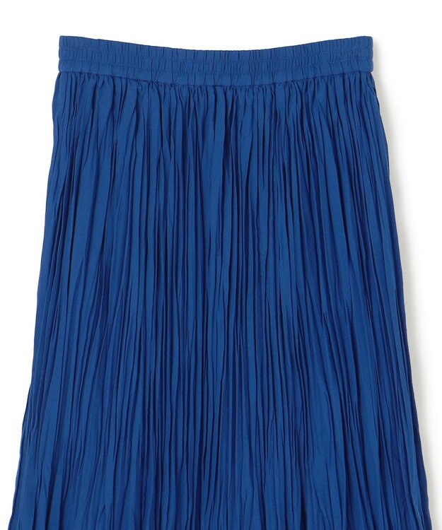 UNFILO ワッシャープリーツスカート ブルー