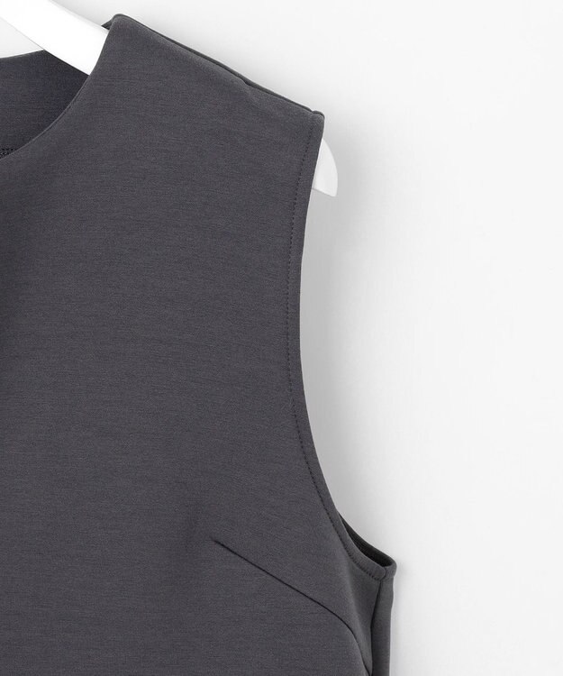 Feroux パール付きダンボール ジャンパースカート グレー系