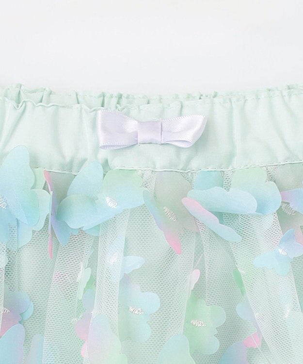 ANY KIDS レインボー チュール スカート ミント