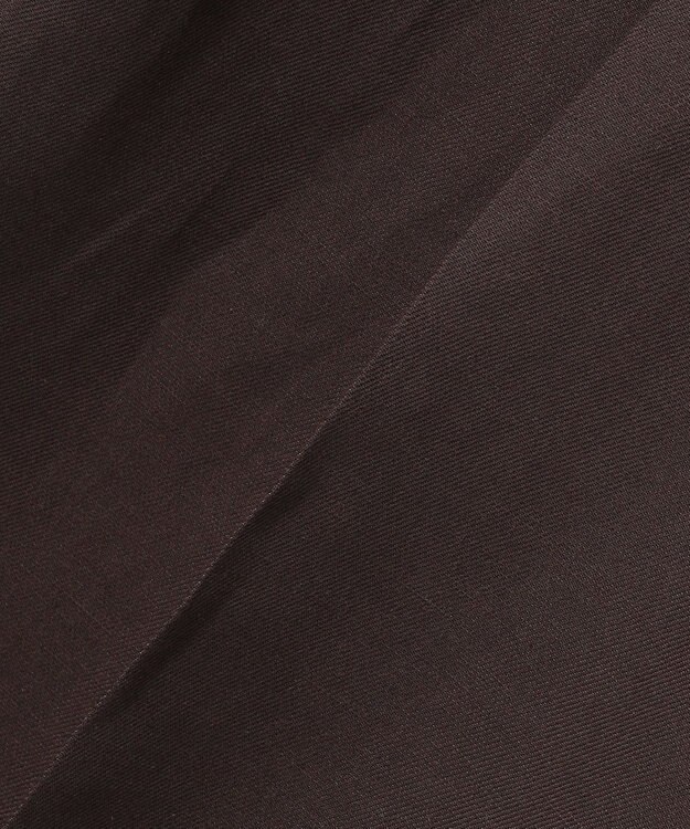 uncrave リヨセルライトリネン ワイドトラウザー ダークブラウン