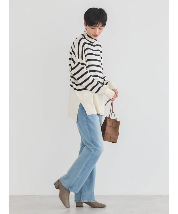 AMERICAN HOLIC バイパチタートルネックニットプルオーバー Border