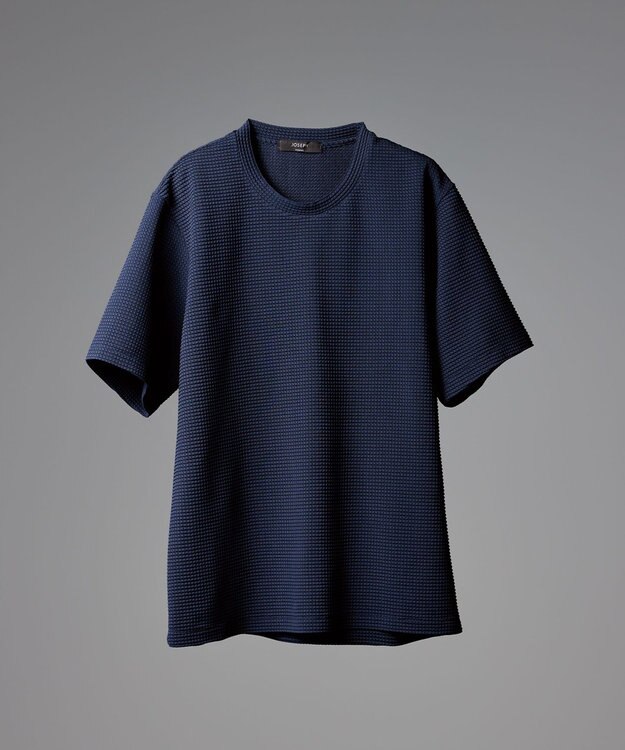JOSEPH HOMME 【オリジナル素材 】ライトタックジャージー   クルーネックＴシャツ ネイビー系