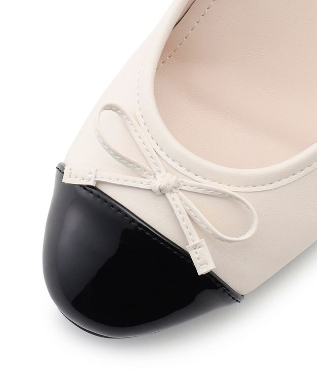 TOCCA 【晴雨兼用】TINY RIBBON RAIN PUMPS レインパンプス アイボリー系