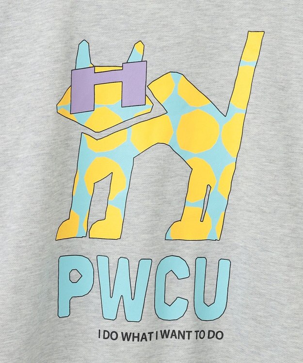 PW CIRCULUS 【MEN】アニマルグラフィックスウェット ゴルフ グレー系