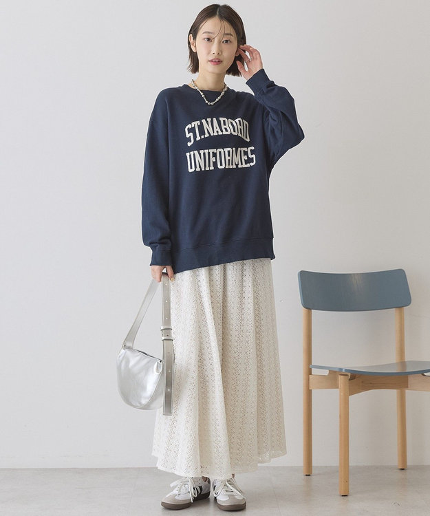 AMERICAN HOLIC レースロングマーメイドスカート Ivory