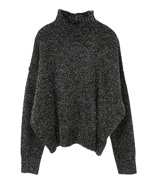 Green Parks ・Ｐｅｔｉｔ　Ｆｌｅｕｒ　ラメタートルニット Black