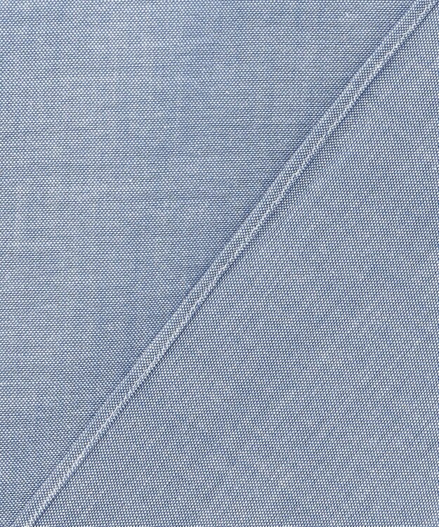 J.PRESS MEN 【AaronChang】【UNISEX】コットンダンガリー シャツ / B.D. / Baggy-Fit ブルー系