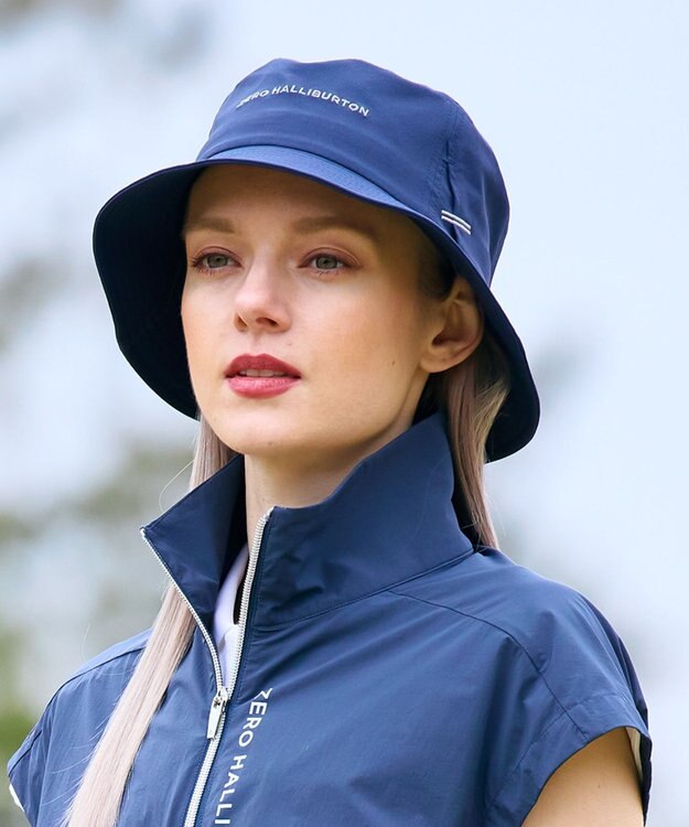 ZERO HALLIBURTON サングラスホルダー付きバケットハット ZHG-CAP26 85069 ネイビー
