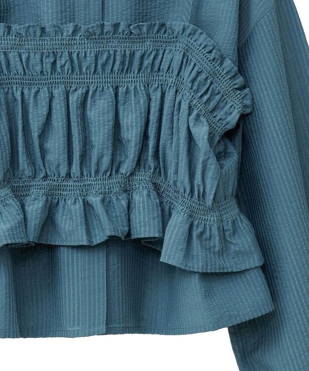 Green Parks ・ＥＬＥＮＣＡＲＥ　ＤＵＥ　ビスチェ付ショートシャツ Green