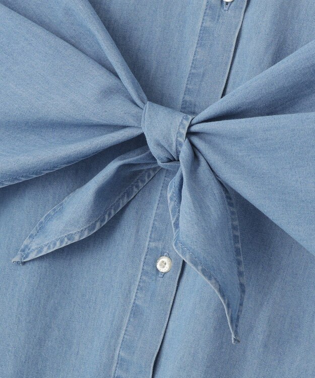 AMERICAN HOLIC スカーフセットデニムシャツ Light Indigo