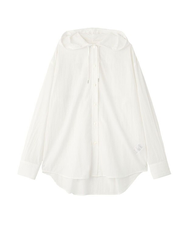 AMERICAN HOLIC ナイロンフーディーシャツ Off White