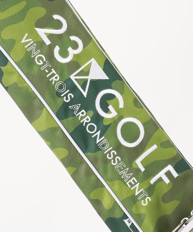 23区GOLF 【UNISEX】カモフラ柄 セルフスタンド カーキ系5