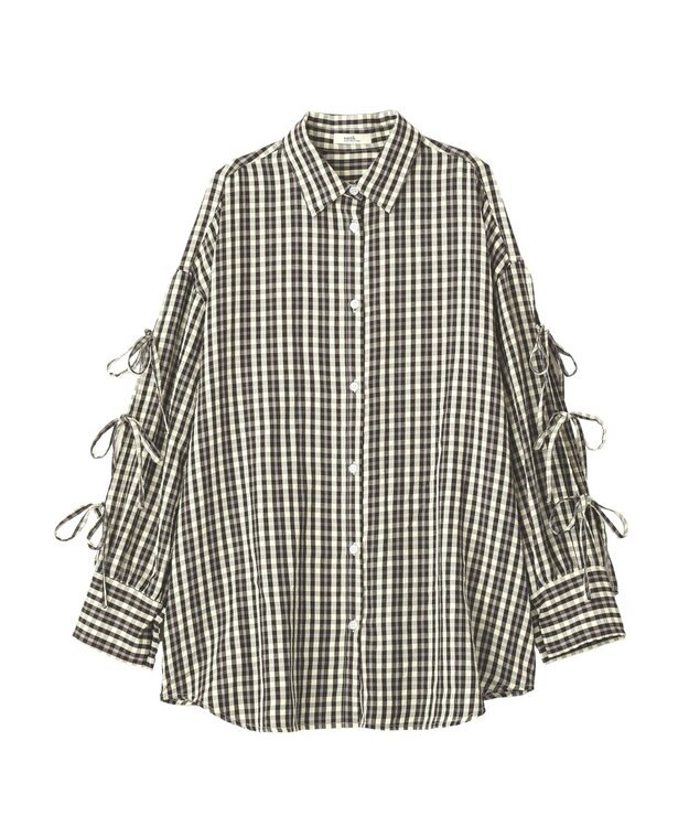 earth music&ecology 【予約】アソートチェックシャツ チェックブラック