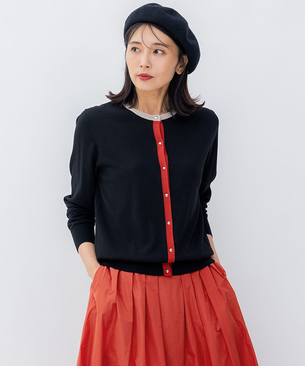 洗える/アンサンブル対応】サステナブルウール バイカラー