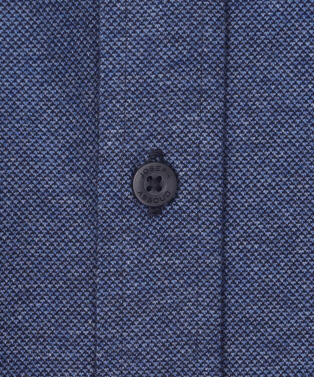 JOSEPH ABBOUD 【ストレッチ】コンフォートジャージーシャツ ネイビー系