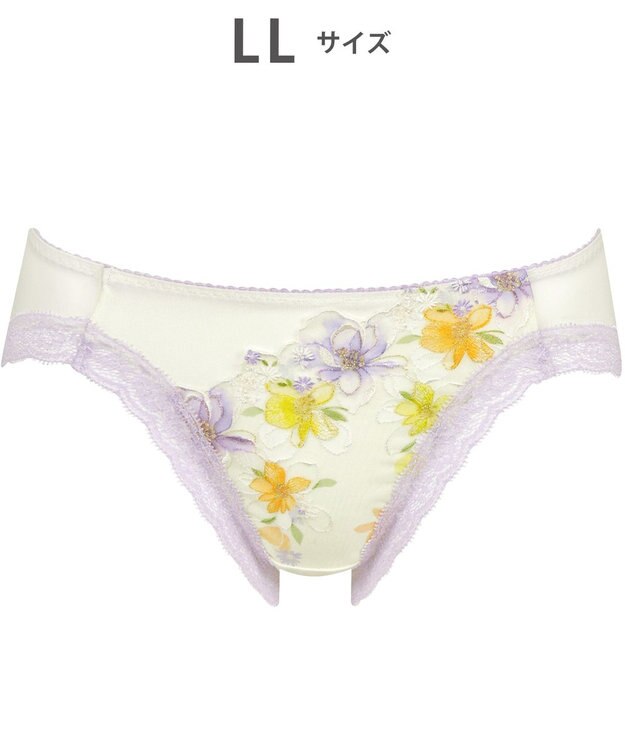 WACOAL ショーツ 【ハグするブラ】 BRB498とペア はきこみ丈あさめ ナイロンベア天竺素材(バック) レディース PRA198 /ワコール クリーム