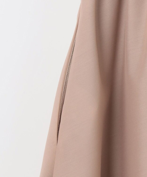 組曲 【WEB限定】シアーボイル ラッフルワンピース ラテベージュ系