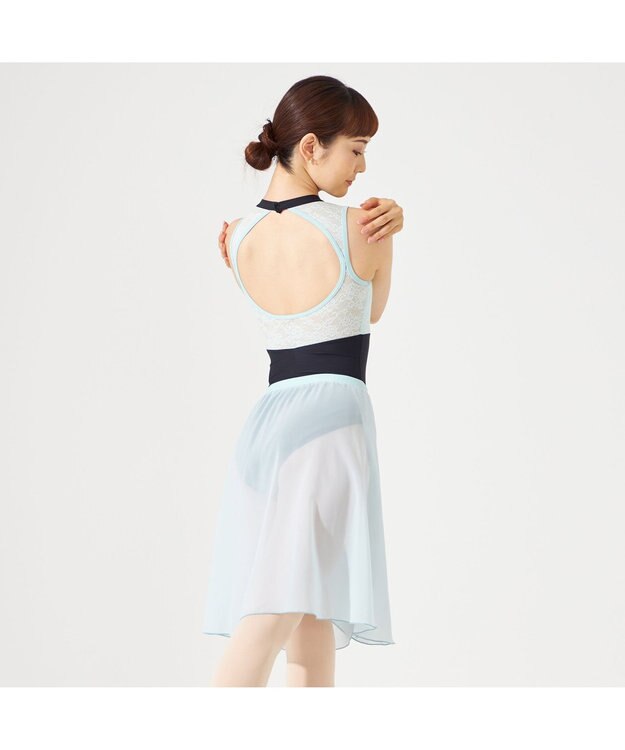 Chacott ★ハイネックレオタード サックスブルー