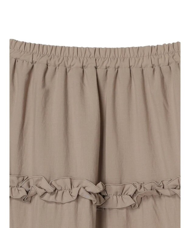 earth music&ecology ミニフリルボリュームスカート Mocha