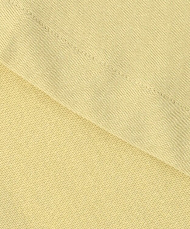 ANY ハイツイストコットンポンチョ風Tシャツ イエロー