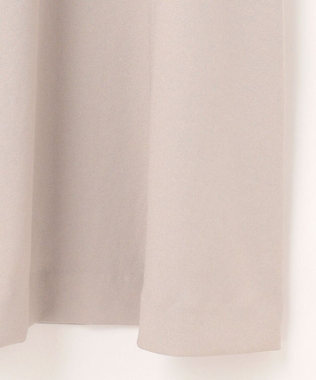 自由区 S 【洗える】レースコンビジョーゼット ワンピース ベージュ系