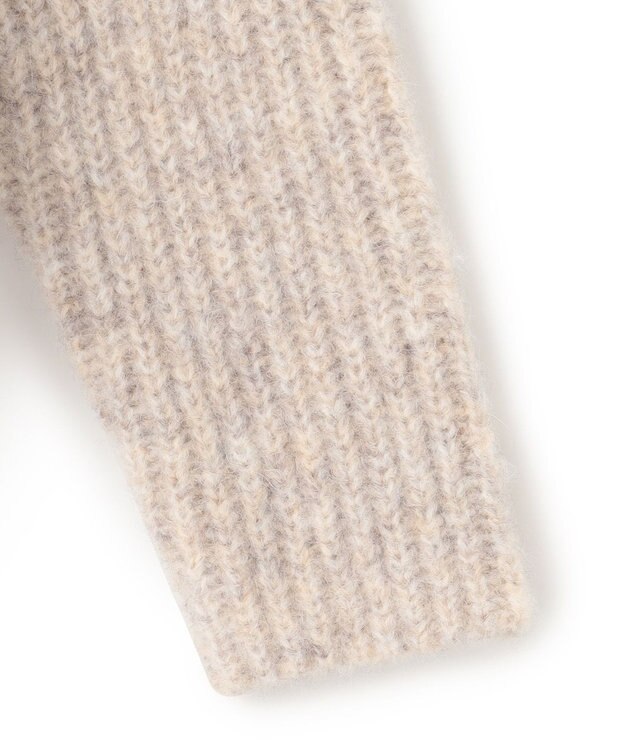 23区 ブラッシュドアルパカブレンド ニット ベージュ系