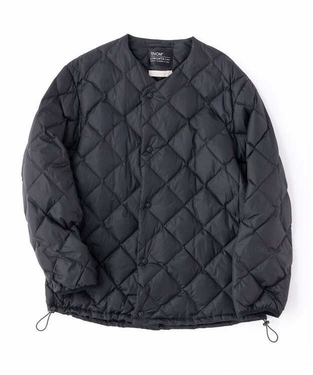 UNFILO 【MEN】UNFILO × TAION キルティングブルゾン ブラック系
