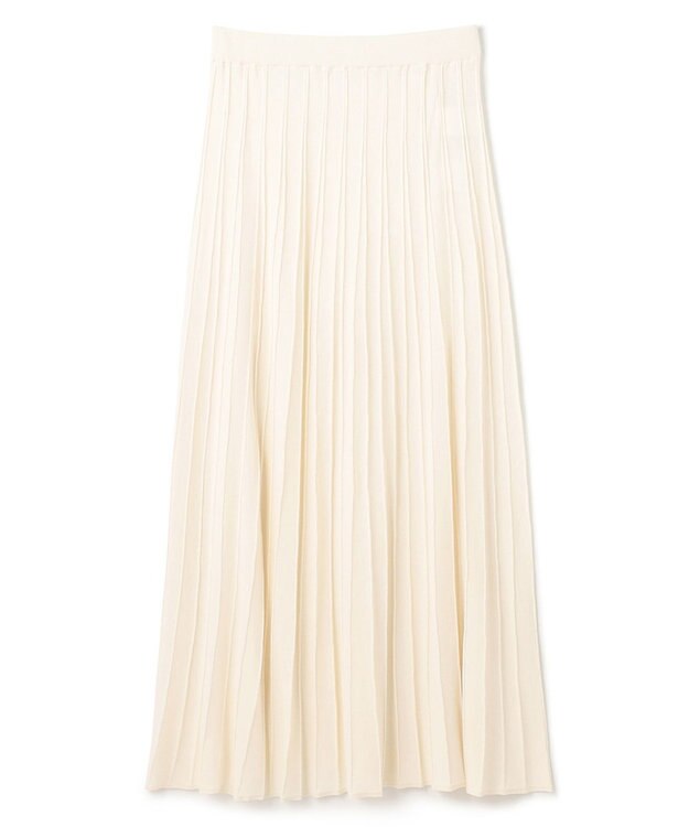 BEIGE， MONSTERA / ニットスカート Ecru