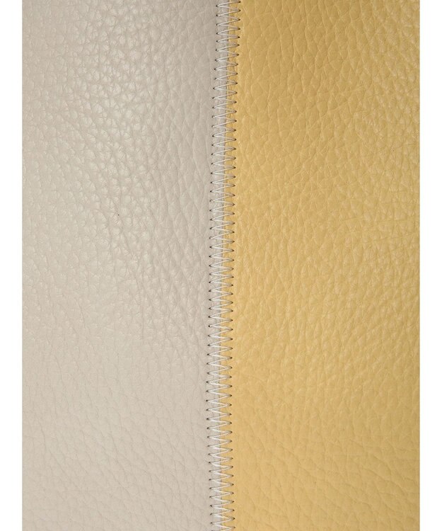 Green Parks ・ｃａｃｈｅ　ｃａｃｈｅ　バイカラーフェイクレザートート Yellow