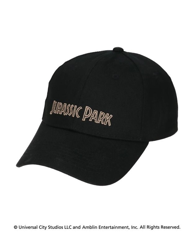 Green Parks ■ＪＵＲＡＳＳＩＣ　ＰＡＲＫ　ロゴ刺しゅうＣＡＰ Black