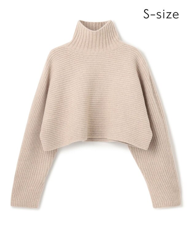 BEIGE， 【S-size】LA BAUME / ショートニット Taupe